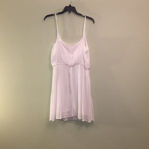 White slip on dress